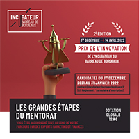 Prix de l'Innovation de l'Incubateur du Barreau de Bordeaux - 2022